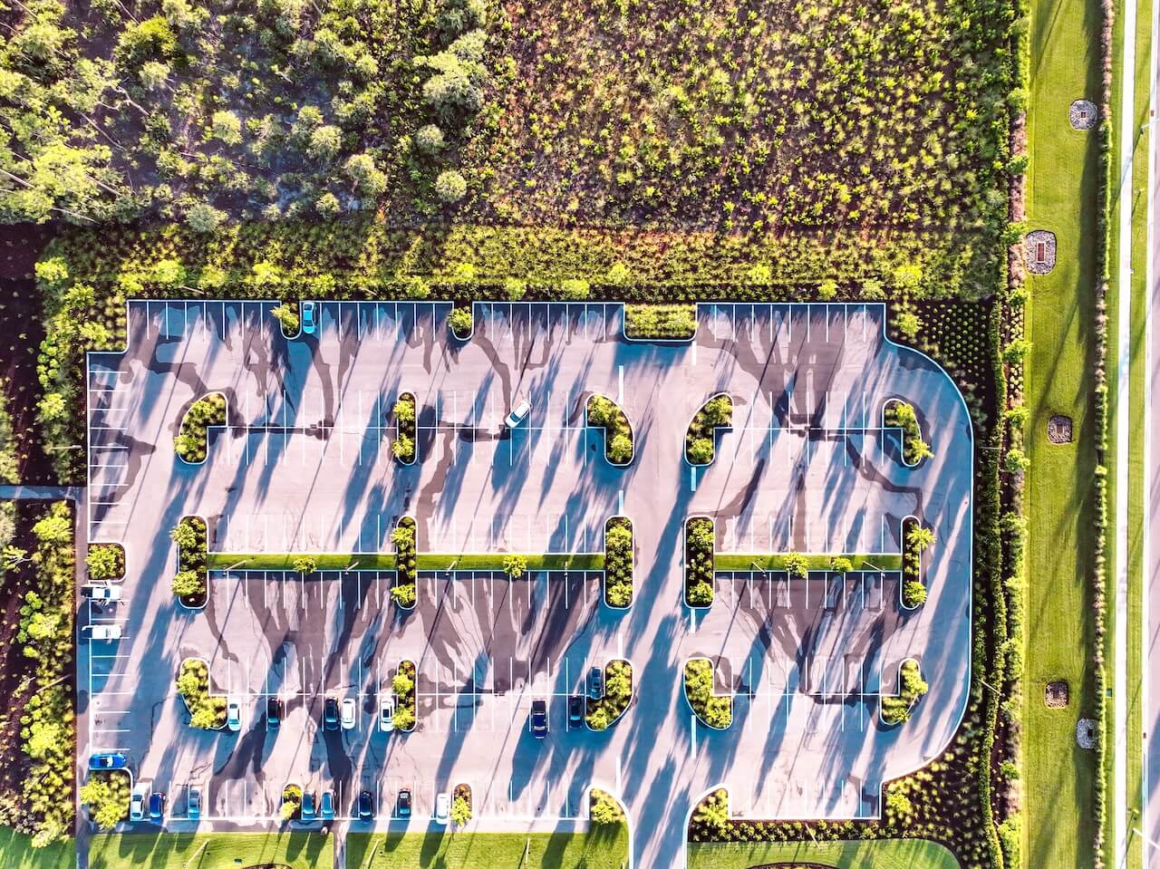 parking sky view