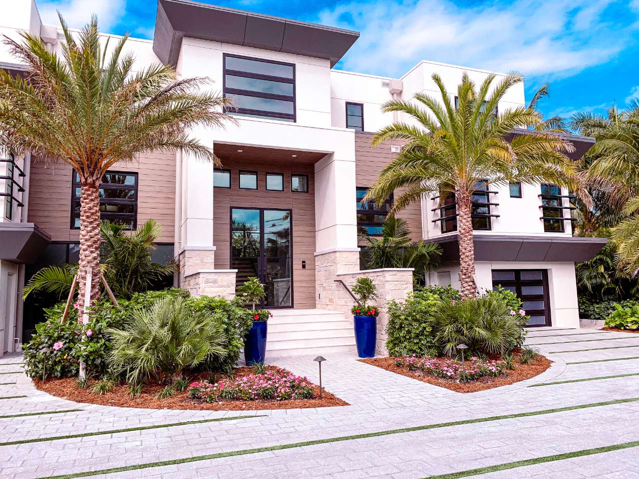 residential front view